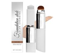 ARHZ 1 unidad de barra correctora y base de maquillaje 2 en 1 con pincel, barra de maquillaje hidratante y ligera, para todo tipo de pieles (color piel oscura)