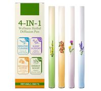 ARHZ 4 unidades Herbal Purifier Herbal Diffuser Pen, difusor de hierbas aromáticas, purificador, spray natural para la limpieza