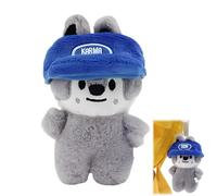 ARHZ Skzoo Peluche Stray Skz Kids Karma Llavero Magnético de Peluche, Lightstick Stray Skzoo Kids Merch Gadget Cartoon Schlüsselanhänger(B)