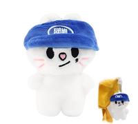ARHZ Skzoo Peluche Stray Skz Kids Karma Llavero Magnético de Peluche, Lightstick Stray Skzoo Kids Merch Gadget Cartoon Schlüsselanhänger(A)