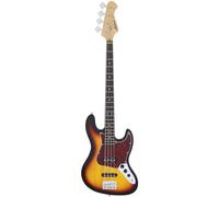 Aria STB J - Golpeador para bajo con concha de tortuga (3 tonos Sunburst)