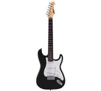 Aria STG003B - Guitarra Stratocaster, color negro