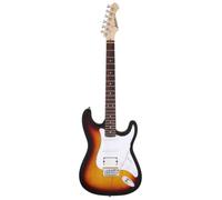 Aria STG004R - Guitarra Stratocaster, color rojo