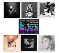 Ariana Grande 6 CD Studio Albums / Yours Truly / My Everything / Dangerous Woman / Sweetener / Thank U, Next / Positions / With Bonus Art Card