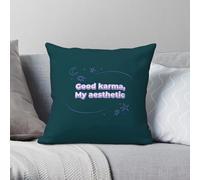 Ariana Grande Just Like Magic - Funda de almohada cuadrada de poliéster y lino, terciopelo, con cremallera, decorativa, funda de almohada para cama