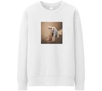 Ariana Grande Sudadera Staircase Blanco S