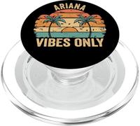 ARIANA Vibes Only Cute Retro Girls ARIANA Name PopSockets PopGrip para MagSafe