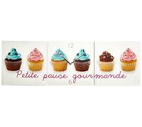 Ariane HL-30 * 30 * 3cu2 Tryptique Reloj Lienzo 30 x 30 x 3 cm, Multicolor