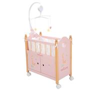 ARIAS-Cuna de la colección Nature. Incluye Armario y un Bonito carrusel. Medidas:50,50x27x54 CM. Juguete Niños +3 años (ARI21586)