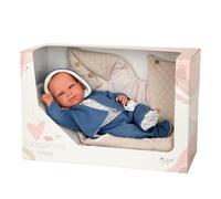 ARIAS Muñeca Elegance 40 cm Cris Azul, Nana, Mecanismo lloro