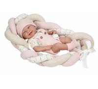 ARIAS Muñeca Elegance 42 CM ZOE Azul C/Cambiador Y Babero (Cuerpo Vinyl, Sexo niño)
