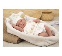 Arias Muñeca Reborn Aday 40cm Muñeco Recién Nacido En Caja + Chupete Original