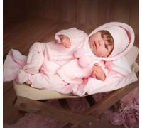Arias Muñeca Reborn Blanca 45cm Muñeca Bebé Realista en Caja