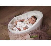 ARIAS Muñecas Reborn Candy 40 cm con capazo Ref. 98033