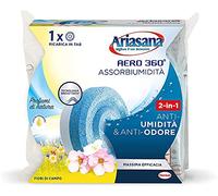 Ariasana Aero 360° Flores silvestres, Recambio Tab para el kit Aero 360°, absorbente de humedad en pastilla con aroma natural, elimina la humedad y los malos olores, 1 pastilla de 450 g