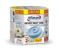 ARIASANA Aero 360° Tab - Absorbedor de olores neutro en paquete de 2 recambios de 450 gr. 2025085 Henkel
