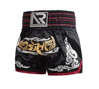 ARIASS Pantalones cortos de Muay Thai, pantalones cortos de MMA para entrenamiento y kickboxing, pantalones cortos de entrenamiento de lucha de boxeo, pantalones cortos de gimnasio para hombres, mujer