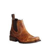 Ariat 100198687.5EE Midtown Rambler - Botas Chelsea con punta cuadrada para hombre, color marrón granero, 7.5EE