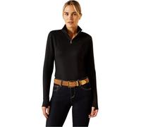 ARIAT 2025 Womens Lucent 1/4 Zip Baselayer 10062297 - Black Womens Size - M