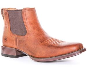 ARIAT Booker Ultra Hombre Punta Cuadrada Botines Marrón Tostado Talla EU 41-46
