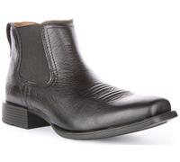 ARIAT Booker Ultra Punta Cuadrada Chelsea Western Hombre Botas En Tan UK 7-12