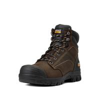 ARIAT Botas de trabajo impermeables Treadfast de 6 pulgadas para mujer, Café Oscuro, 7.5