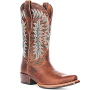 Ariat Botas Vaqueras Chelsea Altas Marrón Azul De Cuero Talla EU 36-42