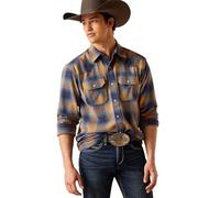 ARIAT Camisa Hershel Retro Fit para hombre, Peine Miel, X-Small