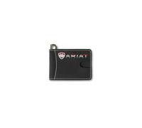 ARIAT Cartera con clip para dinero, bandera de México, colores negro