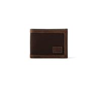 ARIAT Colección de billetera de lona para hombre - Rodeo, plegable, triple, clip de dinero plegable, marrón, Marrón, 3-1/2" x 4-1/2" x 1/2", Plegable