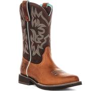 Ariat Delilah Puntera Redonda Corto Vaquero sin Cierres Mujer Botas en Marrón