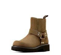 ARIAT Fatbaby Chelsea - Botas vaqueras con arnés para mujer, Bronceado Gamuza, 8.5 X-Narrow