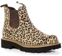 ARIAT Fatbaby Doble Gore Occidental Chelsea sin Cordones Botas Cheetah Mujer Ru