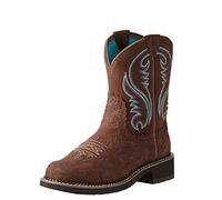 ARIAT Fatbaby Heritage, Botas Occidentales Dapper Fatbaby - Botas Occidentales de Cuero para Mujer, Bomber marrón, 42.5 EU