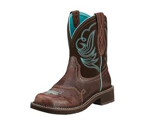 ARIAT Heritage Dapper Western, Fatbaby-Botas de Piel Occidental para Mujer, Hervidor de Cobre, 38.5 EU