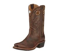 ARIAT Heritage Roughstock - Botas para hombre, Rowdy marrón aceitado (Brown Oiled Rowdy), 12 Wide