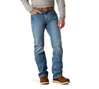 ARIAT Rebar M4 Relaxed Durastretch Basic Boot Cut Jean Jeans, Azul (Blue Haze), 28W x 34L para Hombres