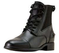 ARIAT® Kendall Back Zip Lace Paddock Boot Botas de equitación para mujer | Piel | Color: Negro, Negro , 41 EU