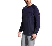 Ariat Men's Big and Tall Flame Resistant Air Crew, Navy, XXXL R