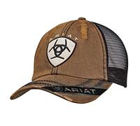 ARIAT Men's Distressed Oil Black Mesh, Brown, One Size