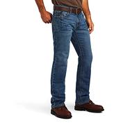ARIAT Men's Rebar M7 DuraStretch Edge Stackable Straight Leg Jean, Rico, 33L x 36W