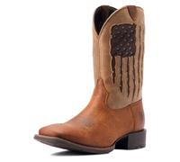 Ariat Men's Sport My Country Venttek Western Boot, Faithful Brown, 15