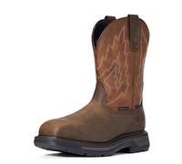 ARIAT Men's Waterproof Big Rig Western Work Boot Composite Toe Brown 11.5 4E