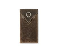 ARIAT Overlay Shield Rodeo Wallet, color marrón, Marrón, Western
