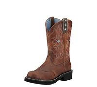 ARIAT Probaby Western Boot, Botas de equitación de Piel con Punta Redonda para Mujer, marrón, 39.5 EU