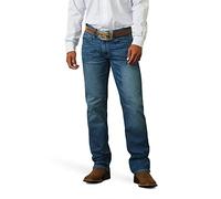 ARIAT R.e.a.l. Mid Rise Stretch Whipstitch Boot Cut Jean Pantalones Vaqueros, Azul (Ocean), 26W / 31L para Mujer