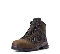 ARIAT Rebar Flex-Botas de Trabajo Impermeables con Puntera de Carbono de 6 Pulgadas, Vaqueras Mujer, marrón Oscuro, 41.5 EU
