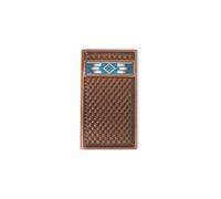 ARIAT Rodeo Southwest - Cartera con incrustaciones, color marrón, Marrón, Talla única
