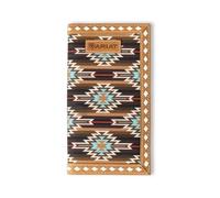 ARIAT Rodeo Southwest Diamond - Cartera de encaje, color marrón, Marrón, Talla única, Western