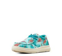 ARIAT Tenis casuales Serape Hilo para jóvenes, Flamingo Print, 11 Big Kid